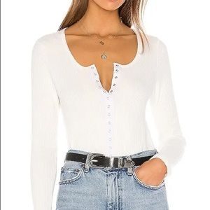 REVOLVE LNA Caterina Top in Ivory